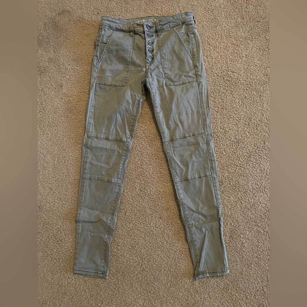 American Eagle jegging jeans juniors size 6 Straight Skinny Leg